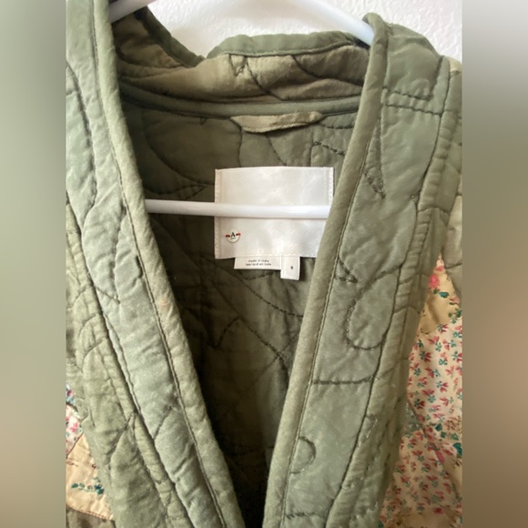 NWOT Anthropologie Othilia Quilted Patchwork Kimono Jacket S - Picture 4 of 9